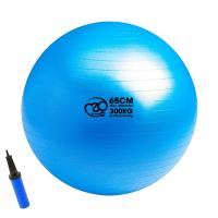 Fitness Mad 300kg Anti-Burst Swiss Ball - Blue - Size 65cm
